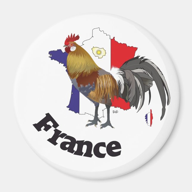 Frankreich Frankrike Francia Magnete Magnet (Framsidan)