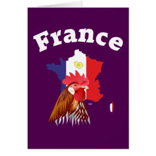 Frankreich - Frankrike Grusskarte OBS Kort