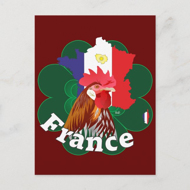 Frankreich - Frankrike Postkarte Vykort (Framsida)