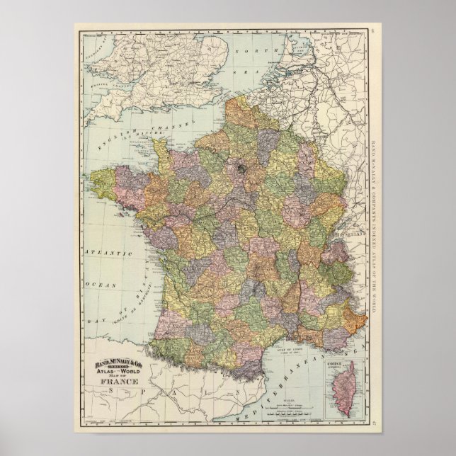 Frankrike 10 poster (Framsidan)