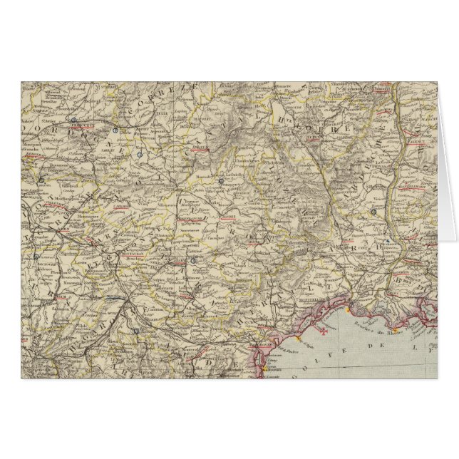 Frankrike 12 hälsningskort (Framsidan Horizontal)