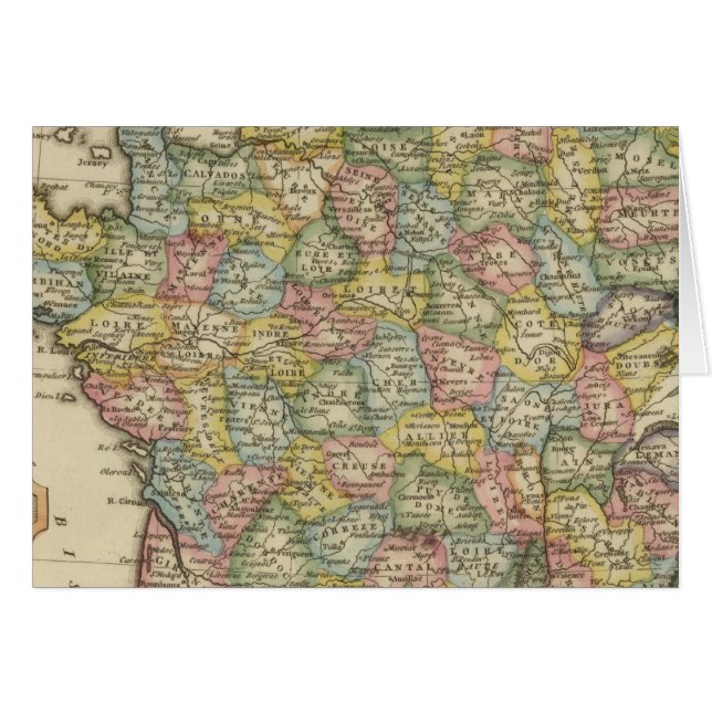 Frankrike 13 hälsningskort (Framsidan Horizontal)