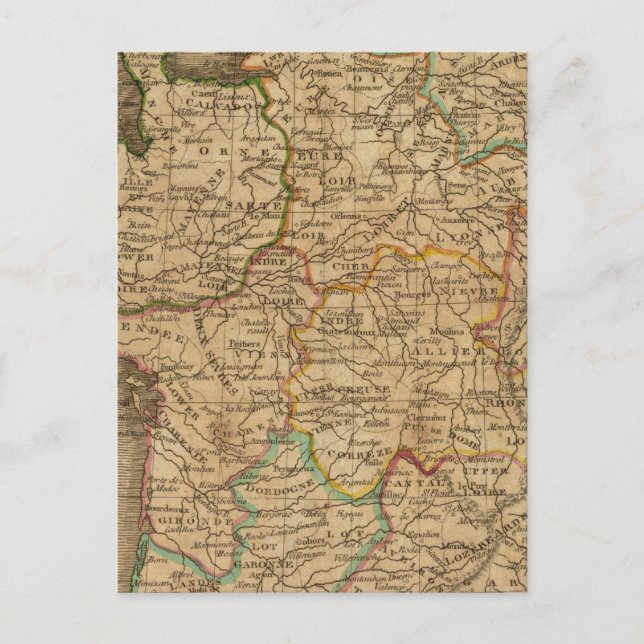 Frankrike 13 vykort (Framsida)