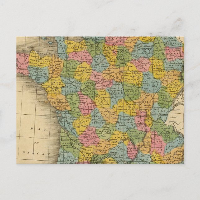 Frankrike 14 vykort (Framsida)