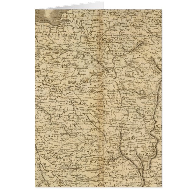 Frankrike 17 hälsningskort (Framsidan)