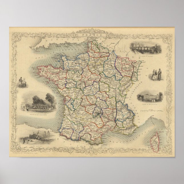 Frankrike 18 poster (Framsidan)