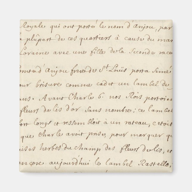 Frankrike 19 magnet (Framsidan)