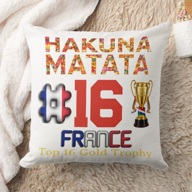 FRANKRIKE 2026 Global Games: Hakuna Matata | Topp  Kudde (Filt)