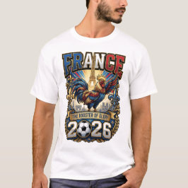 Frankrike 2026 Personlig Fotboll T-Shirta för Fans T Shirt