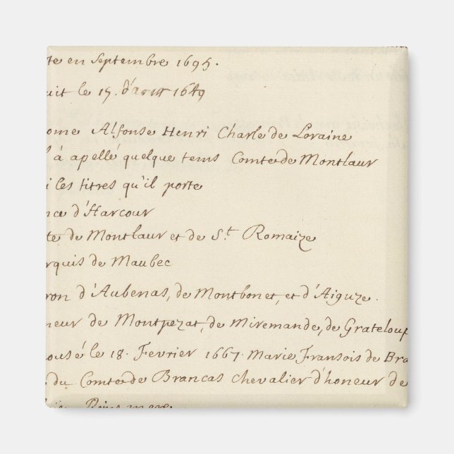 Frankrike 20 magnet (Framsidan)