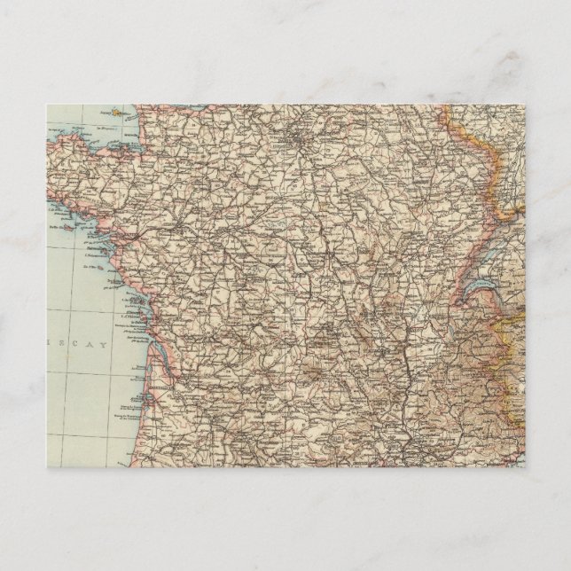 Frankrike 21 vykort (Framsida)