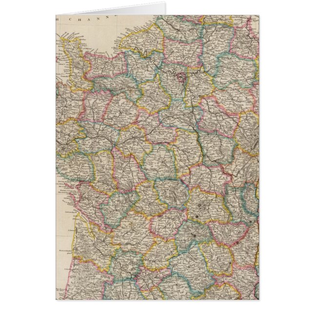 Frankrike 24 hälsningskort (Framsidan)