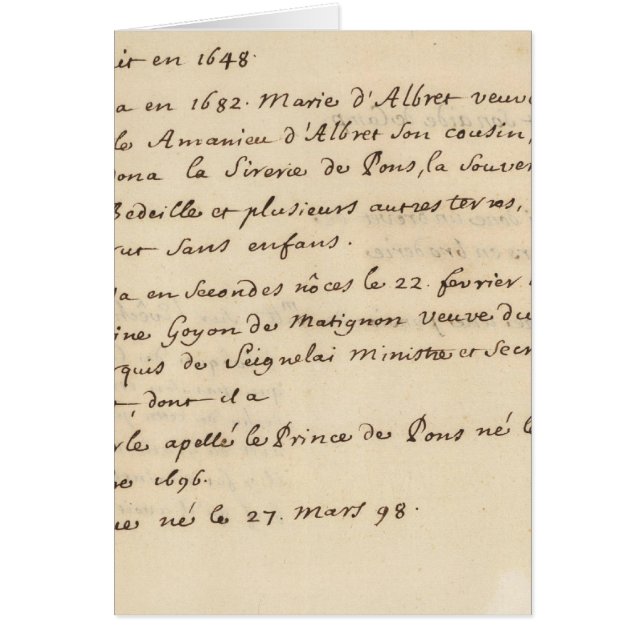 Frankrike 24 hälsningskort (Framsidan)