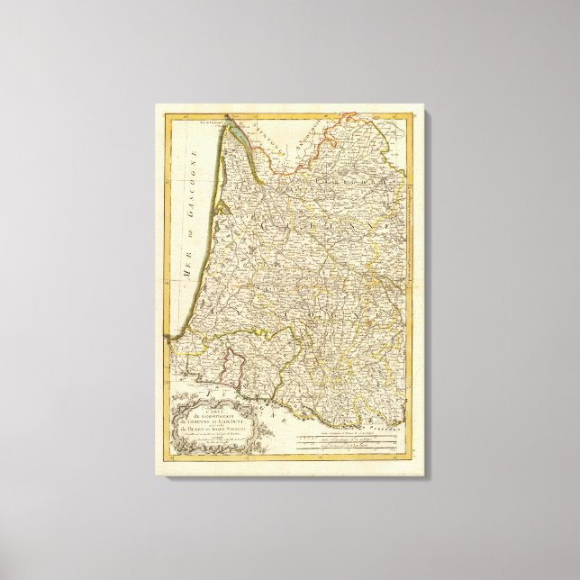 Frankrike 26 canvastryck (Framsida)