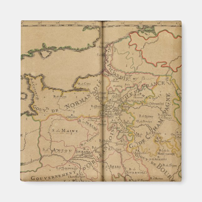 Frankrike 29 magnet (Framsidan)