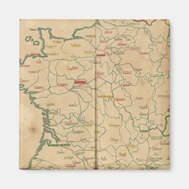 Frankrike 32 magnet (Framsidan)