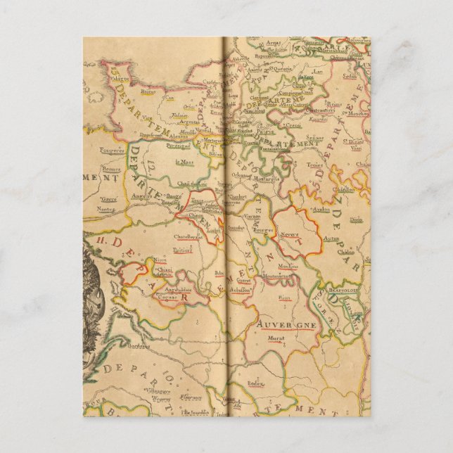 Frankrike 33 vykort (Framsida)