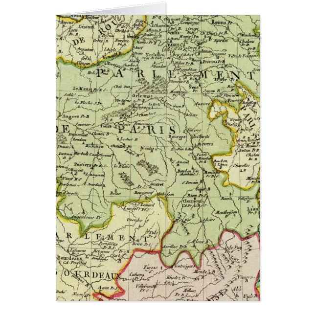 Frankrike 39 hälsningskort (Framsidan)