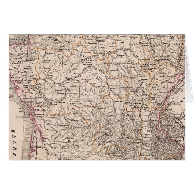 Frankrike 41 hälsningskort (Framsidan Horizontal)