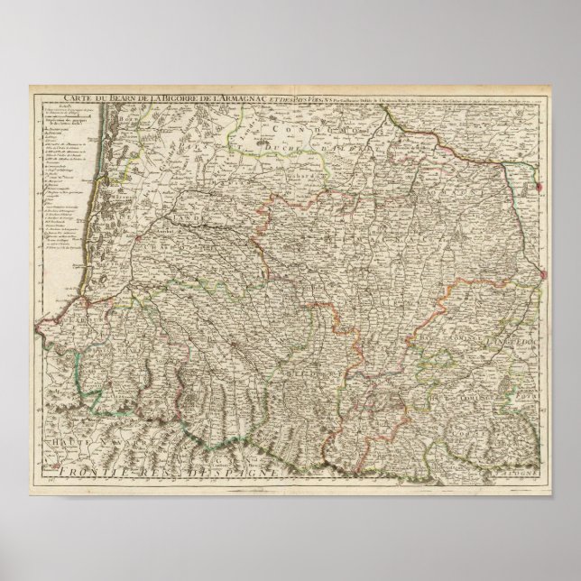 Frankrike 43 poster (Framsidan)