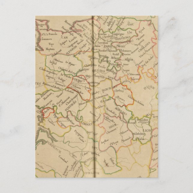 Frankrike 43 vykort (Framsida)