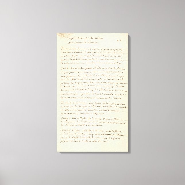 Frankrike 50 canvastryck (Framsida)