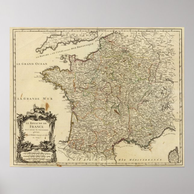 Frankrike 52 poster (Framsidan)