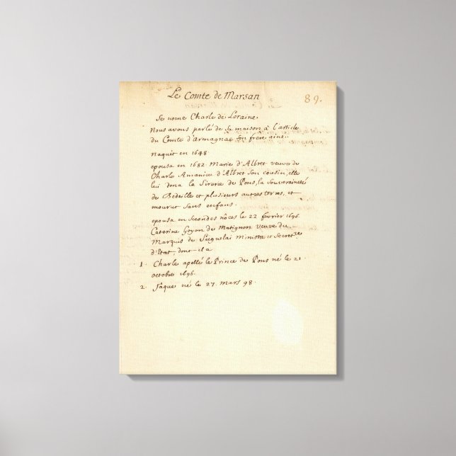 Frankrike 54 canvastryck (Framsida)