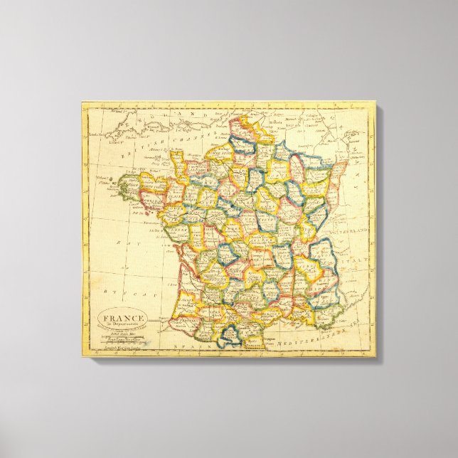 FRANKRIKE 7 CANVASTRYCK (Framsida)