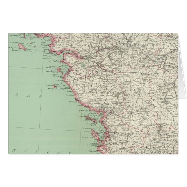 FRANKRIKE 9 HÄLSNINGSKORT (Framsidan Horizontal)