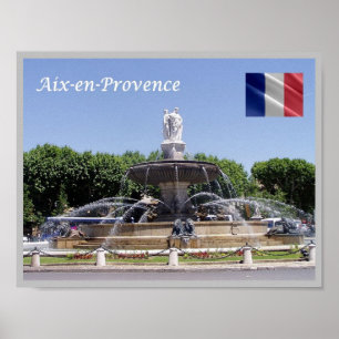 Frankrike - Aix-en-Provence - Poster