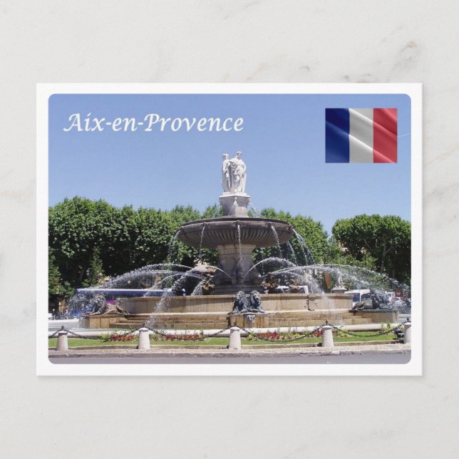 Frankrike - Aix-en-Provence - Vykort (Framsida)