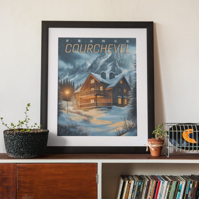 Frankrike: Alpine Äventyr - Courchevel Ski Poster (Skapare uppladdad)