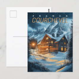 Frankrike: Alpine Äventyr - Courchevel Ski Vykort