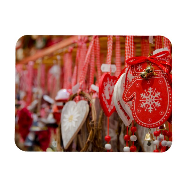 Frankrike, Alsace, Colmar. Julmarknad Magnet (Horisontell)