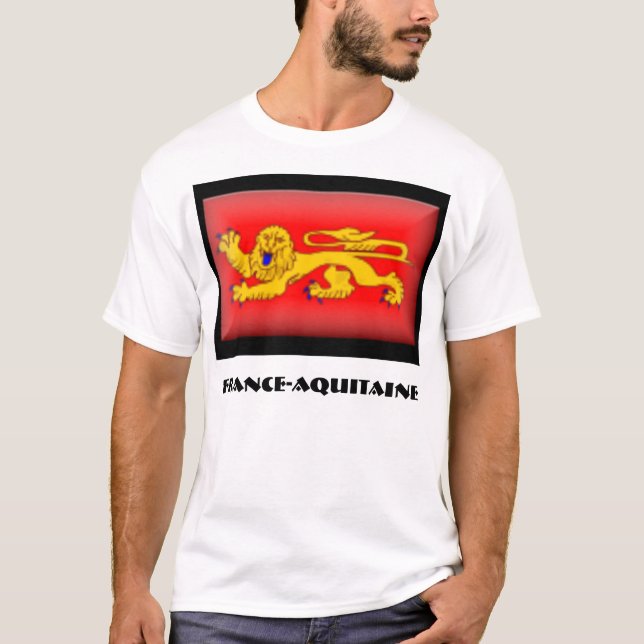 Frankrike-Aquitaine T-shirt (Framsida)