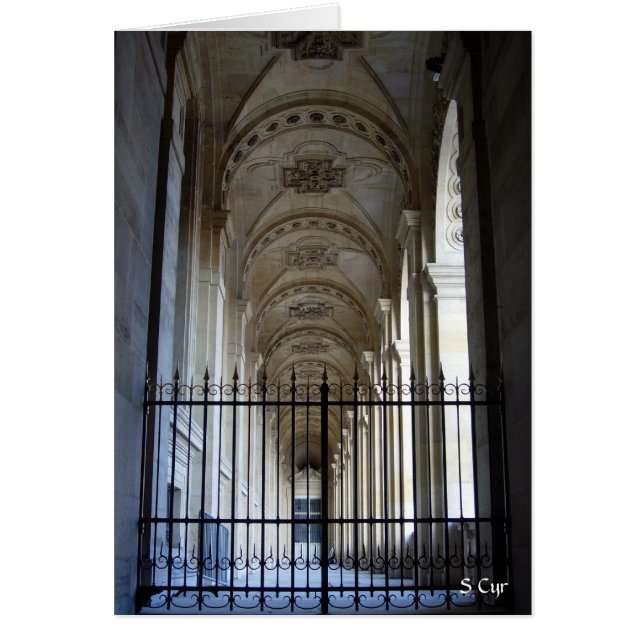 Frankrike Archway, S Cyr Hälsningskort (Framsidan)