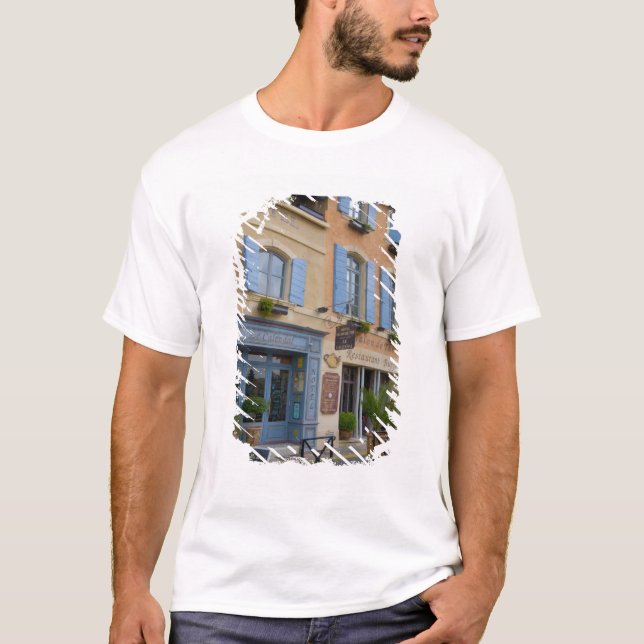 Frankrike, Arles, Provence, hotell och restaurang T-shirt (Framsida)