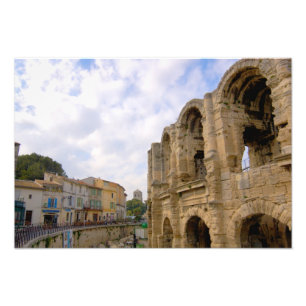 Frankrike, Arles, Provence, romersk amfiteater Fototryck