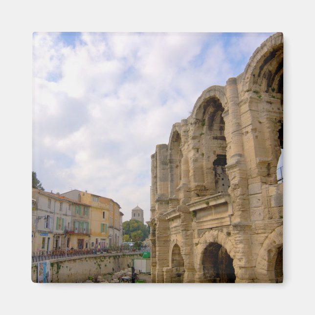 Frankrike, Arles, Provence, romersk amfiteater Magnet (Framsidan)