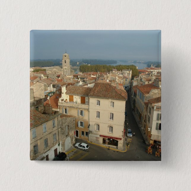 Frankrike, Arles, Provence, stadsvy från Knapp (Framsida)