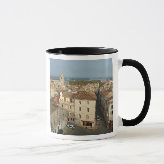 Frankrike, Arles, Provence, stadsvy från Mugg (Höger)