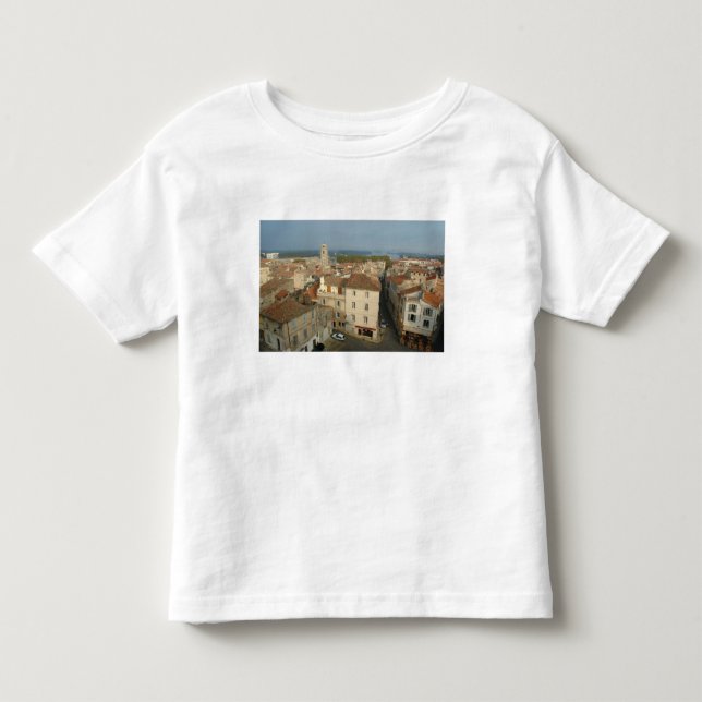 Frankrike, Arles, Provence, stadsvy från Tee Shirt (Framsida)