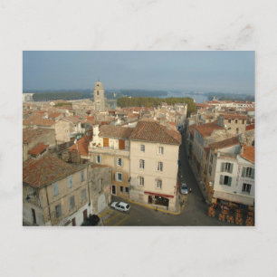 Frankrike, Arles, Provence, stadsvy från Vykort