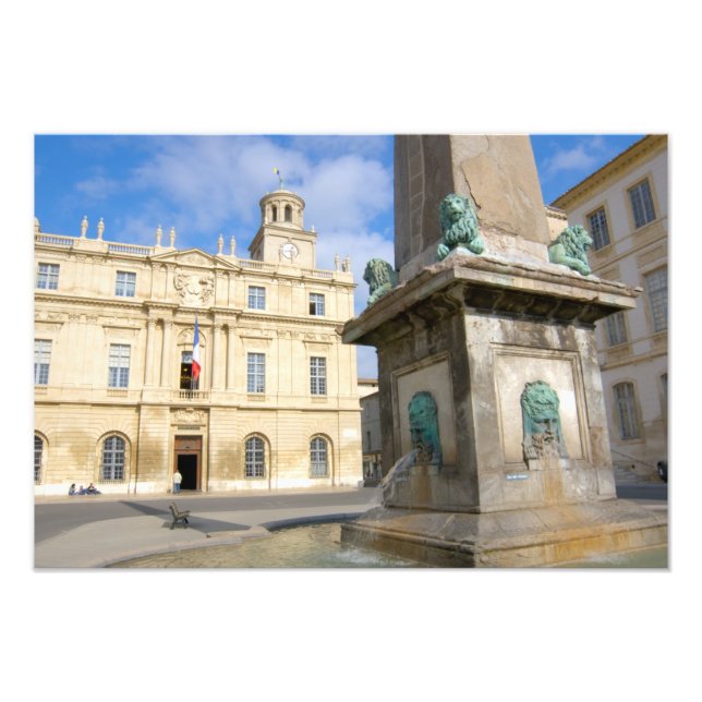 Frankrike, Arles, Provence, Ställe de la Fototryck (Framsidan)