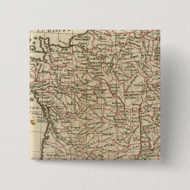 Frankrike, avdelningar knapp (Framsida)