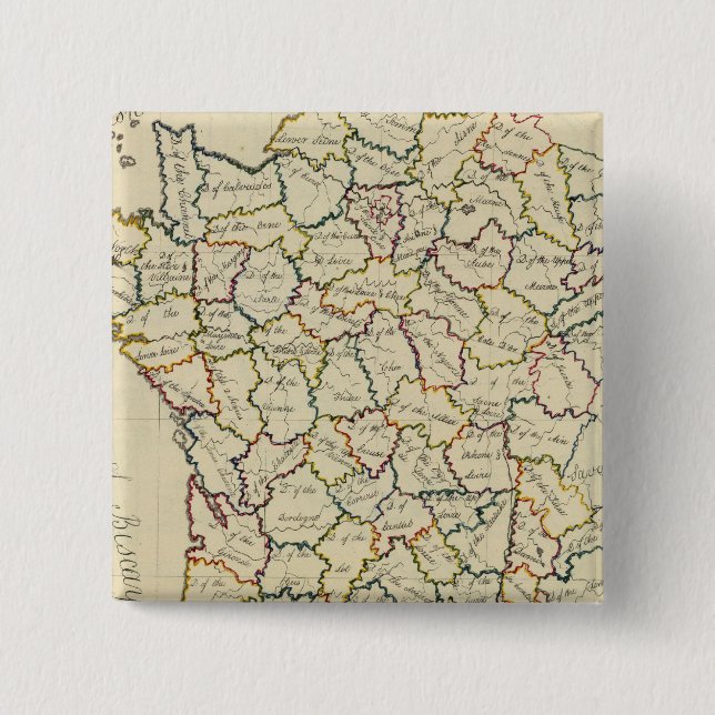 Frankrike-avdelningar Knapp (Framsida)