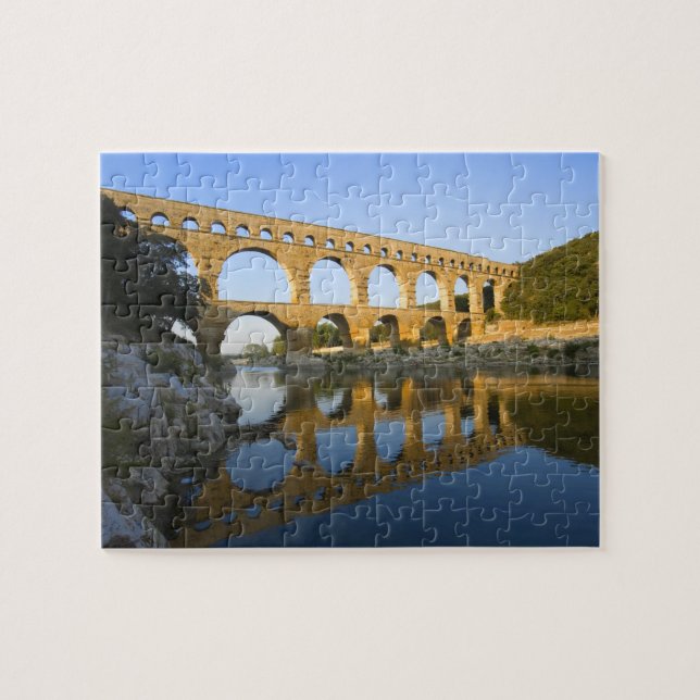 Frankrike, Avignon. Den romerska akvedukten Pont d Pussel (Horisontell)
