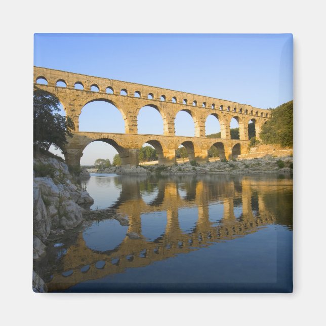 Frankrike, Avignon. Pont du Gard Roman aqupedt Magnet (Framsidan)