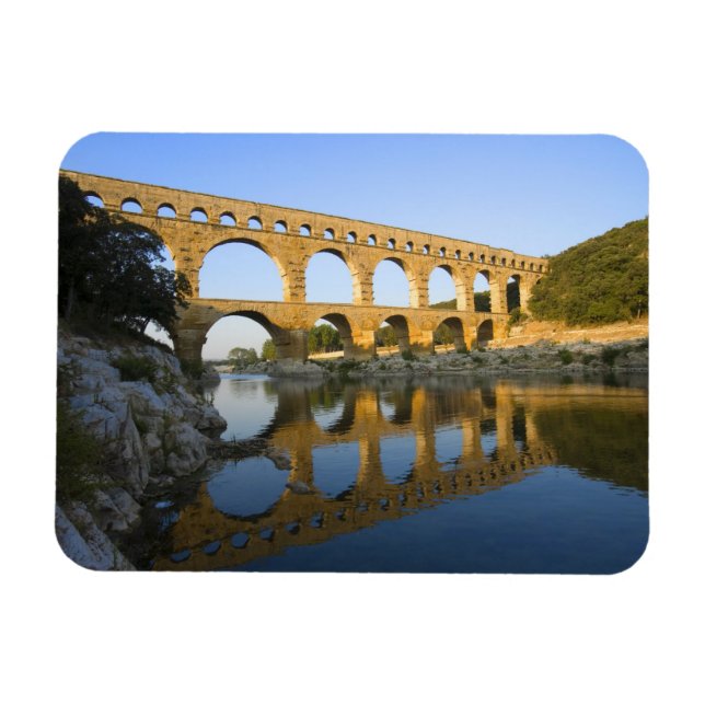 Frankrike, Avignon. Pont du Gard Roman aqupedt Magnet (Horisontell)